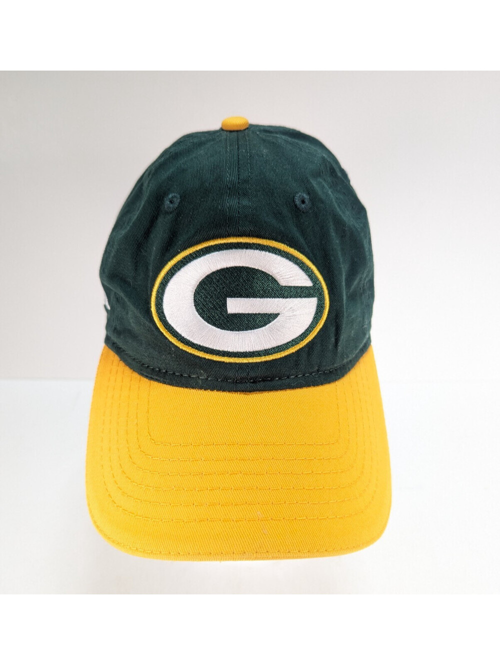 Green Bay Packers Miller Lite Baseball Cap Hat Strapback Green Yellow NFL Logo